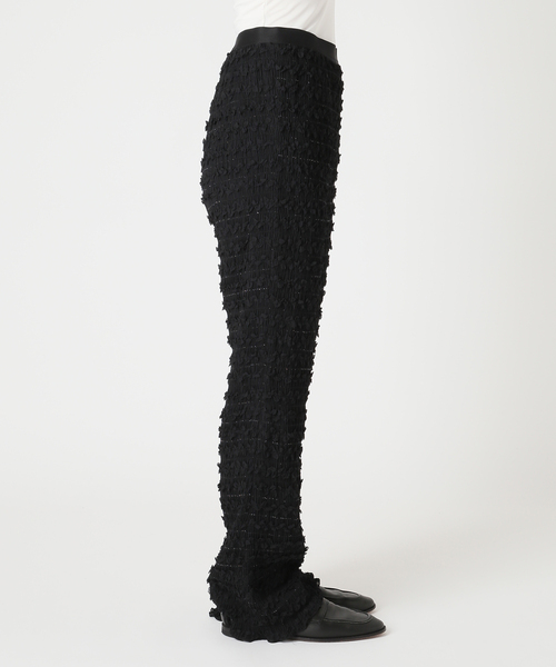 CITYSHOP(シティーショップ)の「FRILL EASY パンツ(その他パンツ・レディース・ブラック/アイボリー・38/36)」の9枚目の写真
