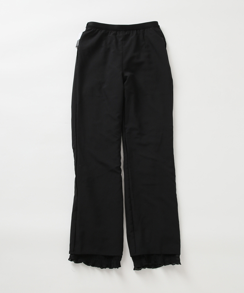 CITYSHOP(シティーショップ)の「FRILL EASY パンツ(その他パンツ・レディース・ブラック/アイボリー・38/36)」の14枚目の写真