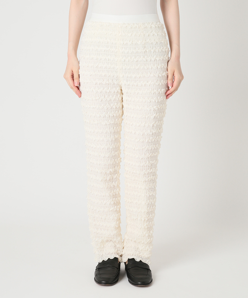 CITYSHOP(シティーショップ)の「FRILL EASY パンツ(その他パンツ・レディース・ブラック/アイボリー・38/36)」の15枚目の写真