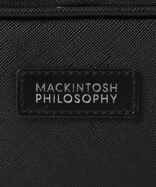 MACKINTOSH PHILOSOPHY(マッキントッシュ フィロソフィー)の「シンセティックシュリンクレザー デュアルショルダー(ショルダーバッグ・メンズ・ブラック/ダークネイビー・FREE)」の7枚目の写真
