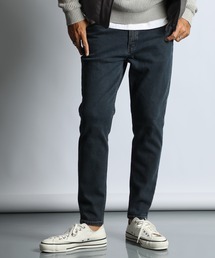 The DUFFER of ST.GEORGE（ザダファーオブセントジョージ）の「GUM STRETCH OVERDYE DENIM:「ガムストレッチ」ブラックオーバーダイ デニム（デニムパンツ）」