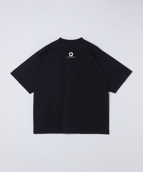 SHIPS（シップス）の「WEB限定｜ジャズ オーバーサイズ ショートスリーブ Tシャツ（Tシャツ/カットソー・メンズ・ブラック/ダークグレー・LARGE/MEDIUM）」の6枚目の写真