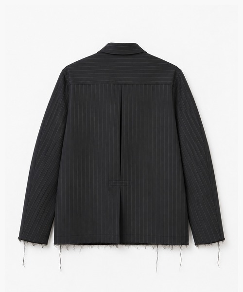 KHOKI（コッキ）の「【KHOKI】Bonded wool jacket（その他アウター・メンズ・ブラック/ネイビー・2/3）」の3枚目の写真