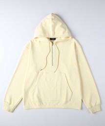 ハーフジップパーカー