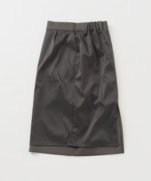 IENA（イエナ）の「《一部店舗限定》ハイツイストWクロス ビジュースカート（スカート・レディース・チャコールグレー・36/38）」の13枚目の写真