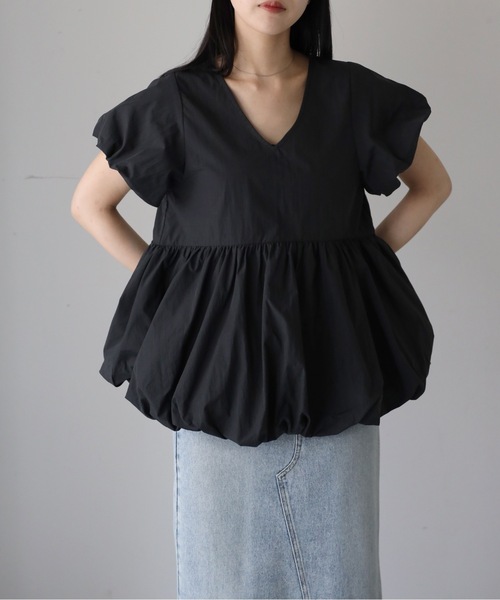 model：164cm. 着用サイズ：FREE