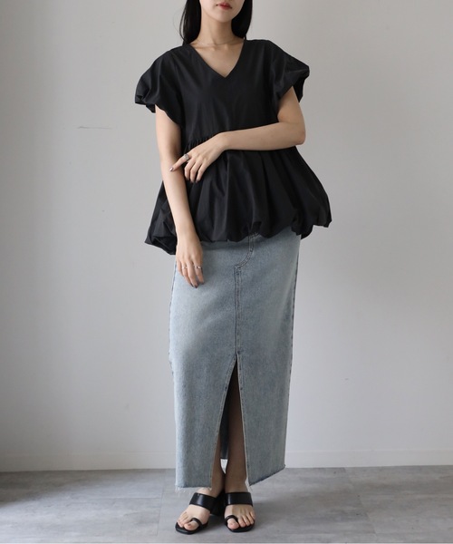 model：164cm. 着用サイズ：FREE
