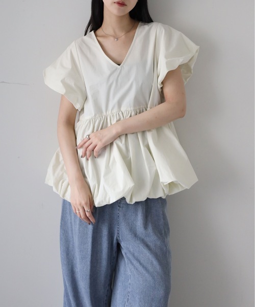 model：164cm. 着用サイズ：FREE