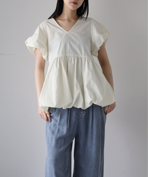 model：164cm. 着用サイズ：FREE