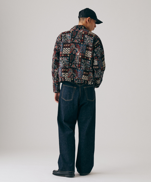 JOURNAL STANDARD(ジャーナルスタンダード)の「ゴブラン ジャガード ジップ ブルゾン(ブルゾン・メンズ・ブラック/グレー・MEDIUM/LARGE)」の5枚目の写真