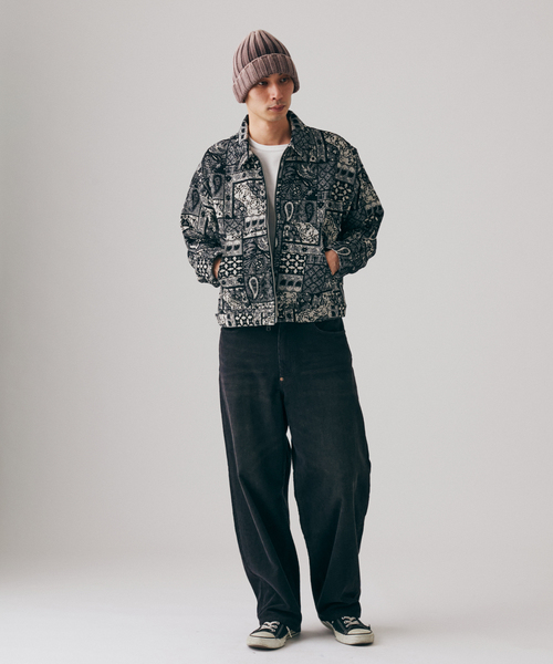 JOURNAL STANDARD(ジャーナルスタンダード)の「ゴブラン ジャガード ジップ ブルゾン(ブルゾン・メンズ・ブラック/グレー・MEDIUM/LARGE)」の13枚目の写真