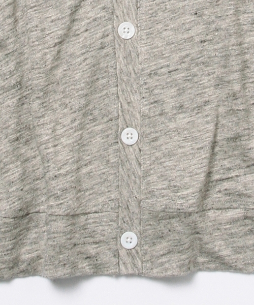 BEAMS（ビームス）の「BEAMS / フランダースリネン カーディガン（カーディガン/ボレロ・メンズ・ブラック/ネイビー/グレー・LARGE/X-LARGE/MEDIUM/SMALL）」の21枚目の写真