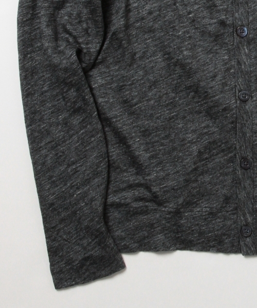 BEAMS（ビームス）の「BEAMS / フランダースリネン カーディガン（カーディガン/ボレロ・メンズ・ブラック/ネイビー/グレー・LARGE/X-LARGE/MEDIUM/SMALL）」の15枚目の写真