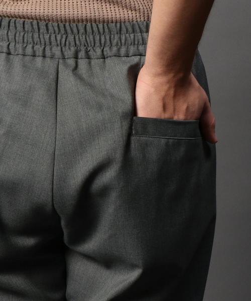 MONKEY TIME（モンキータイム）の「＜monkey time＞ TW サージ 1プリーツ ワイド パンツ◆（その他パンツ・メンズ・ブラック/グレー・LARGE/MEDIUM/SMALL）」の3枚目の写真