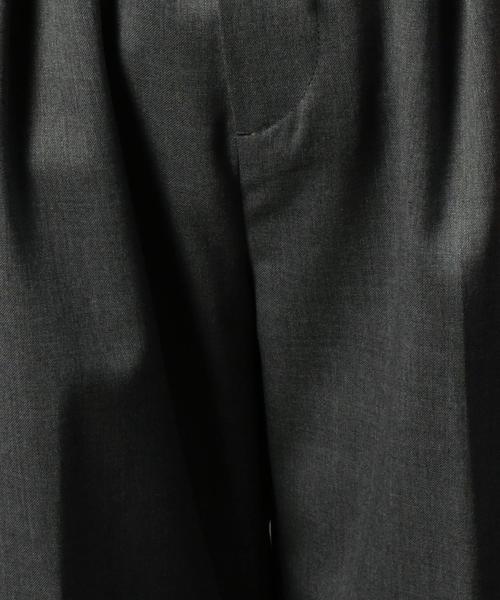 MONKEY TIME（モンキータイム）の「＜monkey time＞ TW サージ 1プリーツ ワイド パンツ◆（その他パンツ・メンズ・ブラック/グレー・LARGE/MEDIUM/SMALL）」の5枚目の写真
