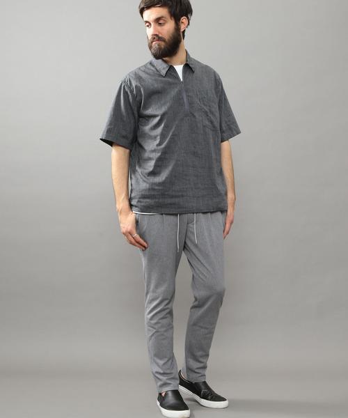 BEAUTY&YOUTH UNITED ARROWS（ビューティーアンドユースユナイテッドアローズ）の「BY ∴ プルオーバー ジップ シャツ◆（シャツ/ブラウス・メンズ・ダークグレー/ブラック・LARGE/X-LARGE/SMALL/MEDIUM）」の11枚目の写真