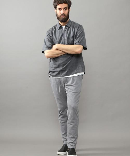 BEAUTY&YOUTH UNITED ARROWS（ビューティーアンドユースユナイテッドアローズ）の「BY ∴ プルオーバー ジップ シャツ◆（シャツ/ブラウス・メンズ・ダークグレー/ブラック・LARGE/X-LARGE/SMALL/MEDIUM）」の12枚目の写真