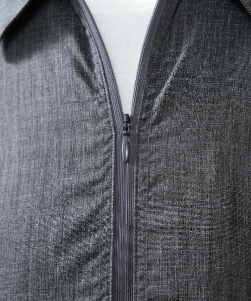 BEAUTY&YOUTH UNITED ARROWS（ビューティーアンドユースユナイテッドアローズ）の「BY ∴ プルオーバー ジップ シャツ◆（シャツ/ブラウス・メンズ・ダークグレー/ブラック・LARGE/X-LARGE/SMALL/MEDIUM）」の6枚目の写真