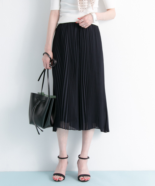 URBAN RESEARCH（アーバンリサーチ）の「UR プリーツスカーチョ（その他パンツ・レディース・グレー系その他/ネイビー/ピンク・FREE）」の7枚目の写真