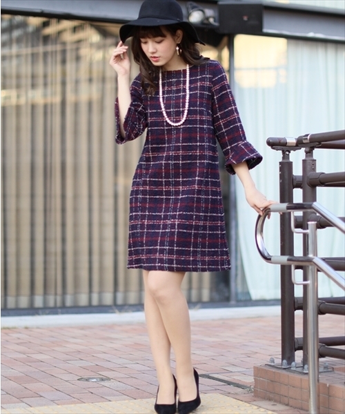 Clear クリア の チェック柄ワンピース ワンピース Wear