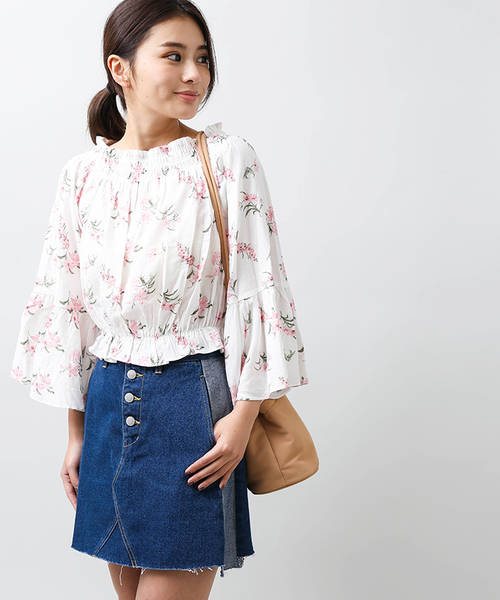 WEGO（ウィゴー）の「WEGO/フライボタンリメイクAラインスカート（デニムスカート・レディース・マルチ/インディゴブルー/ダークインディゴブルー/その他2/その他4/その他3・FREE）」の5枚目の写真