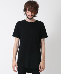 NO ID. | mt4035-ﾍﾞﾝﾍﾞﾙｸﾞ天竺ﾗｳﾝﾄﾞﾙｰｽﾞC/N-Tｼｬﾂ(Tシャツ/カットソー)