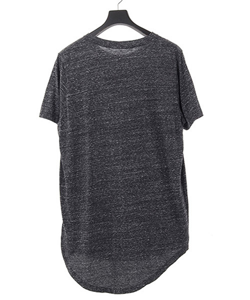 NO ID.（ノーアイディ）の「mt4035-ﾍﾞﾝﾍﾞﾙｸﾞ天竺ﾗｳﾝﾄﾞﾙｰｽﾞC/N-Tｼｬﾂ（Tシャツ/カットソー・メンズ・アッシュグレー/ダークグレー/ホワイト/ブラック・1/2）」の14枚目の写真