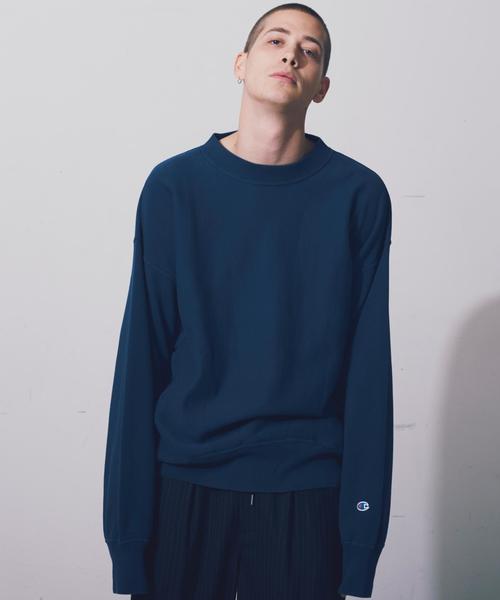 Champion(チャンピオン)の「<Champion×monkey time> ∴ REVERSE WEAVE MK/NECK/スウェット(スウェット・メンズ・ホワイト/ネイビー/ブラック・SMALL/X-LARGE/LARGE/MEDIUM)」の7枚目の写真