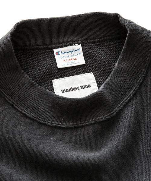 Champion(チャンピオン)の「<Champion×monkey time> ∴ REVERSE WEAVE MK/NECK/スウェット(スウェット・メンズ・ホワイト/ネイビー/ブラック・SMALL/X-LARGE/LARGE/MEDIUM)」の9枚目の写真