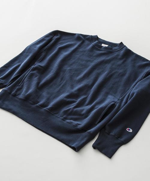 Champion(チャンピオン)の「<Champion×monkey time> ∴ REVERSE WEAVE MK/NECK/スウェット(スウェット・メンズ・ホワイト/ネイビー/ブラック・SMALL/X-LARGE/LARGE/MEDIUM)」の11枚目の写真