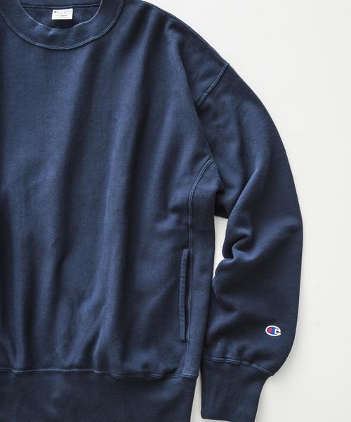 Champion(チャンピオン)の「<Champion×monkey time> ∴ REVERSE WEAVE MK/NECK/スウェット(スウェット・メンズ・ホワイト/ネイビー/ブラック・SMALL/X-LARGE/LARGE/MEDIUM)」の12枚目の写真