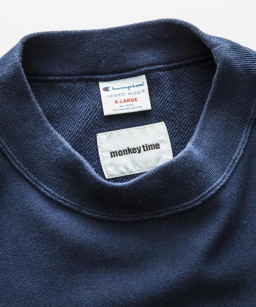Champion(チャンピオン)の「<Champion×monkey time> ∴ REVERSE WEAVE MK/NECK/スウェット(スウェット・メンズ・ホワイト/ネイビー/ブラック・SMALL/X-LARGE/LARGE/MEDIUM)」の5枚目の写真