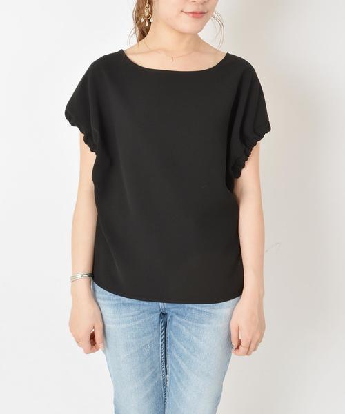 Prefer SHIPS(プリファーシップス)の「Prefer SHIPSバックリボンブラウス◇(シャツ/ブラウス・レディース・ベージュ/ブラック・ONE SIZE)」の4枚目の写真