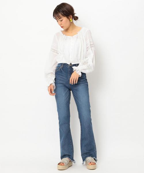 Another Edition(アナザーエディション)の「BOOTS CUTデニムパンツ ◆(デニムパンツ・レディース・ライトブルー/コバルトブルー・MEDIUM/SMALL)」の18枚目の写真