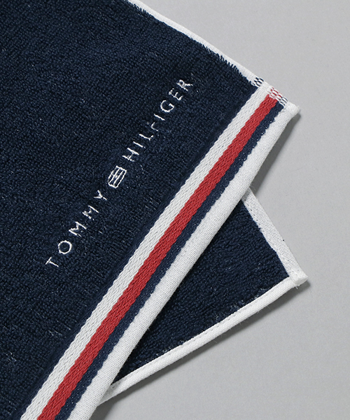 TOMMY HILFIGER（トミーヒルフィガー）の「ハンドタオル（ハンカチ/ハンドタオル・メンズ・ネイビー/オフホワイト・FREE）」の4枚目の写真