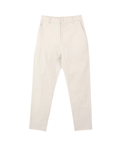titivate（ティティベイト）の「ベーシックストレートパンツ（その他パンツ・レディース・ベージュ/ライトグレー/カーキ/ブラック/ライトベージュ/アイボリー・S/L/M）」の2枚目の写真