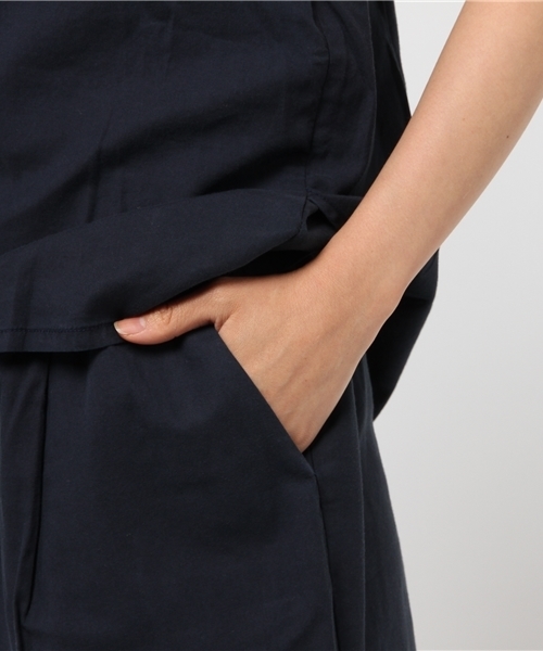 Moname（モナーム）の「Moname コンビネゾン サロペット   41162374（ワンピース・レディース・ネイビー/ブラウン・S/M）」の10枚目の写真