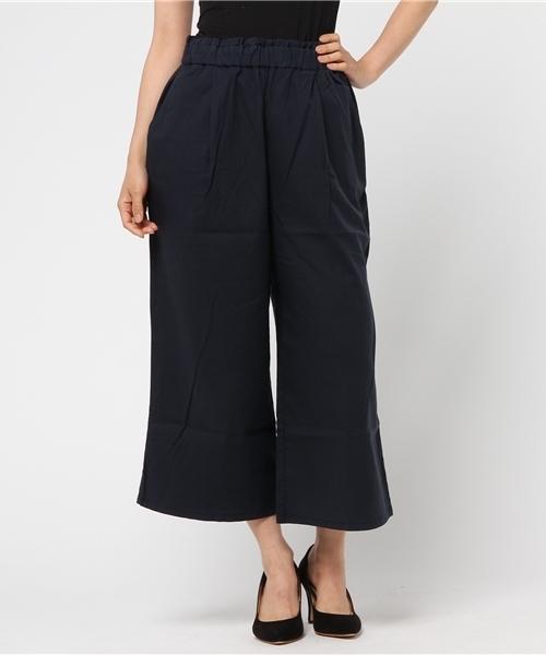 Moname（モナーム）の「Moname コンビネゾン サロペット   41162374（ワンピース・レディース・ネイビー/ブラウン・S/M）」の14枚目の写真