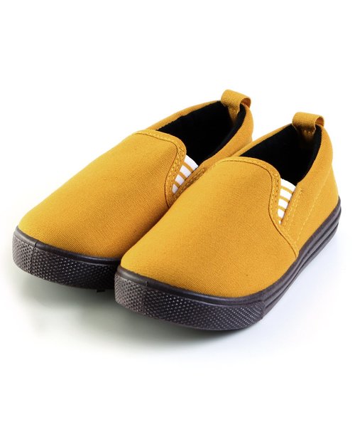 Ampersand（アンパサンド）の「トドラースリッポン（スリッポン・キッズ・ブラック/マスタード/ネイビー/ピンク/グレー/カーキ・18/20/17/21/16/19）」の6枚目の写真