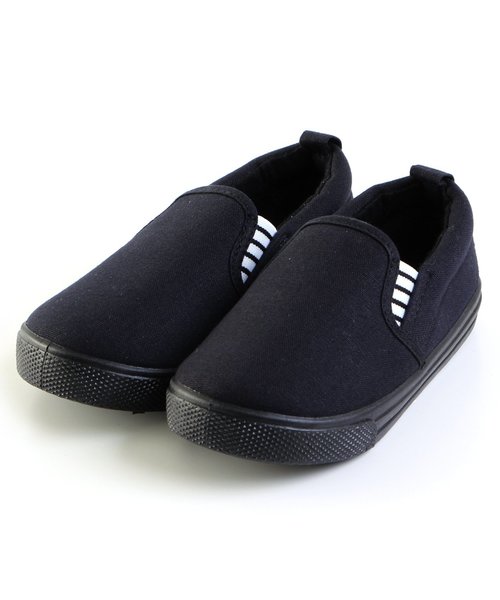 Ampersand（アンパサンド）の「トドラースリッポン（スリッポン・キッズ・ブラック/マスタード/ネイビー/ピンク/グレー/カーキ・18/20/17/21/16/19）」の2枚目の写真