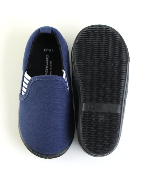 Ampersand（アンパサンド）の「トドラースリッポン（スリッポン・キッズ・ブラック/マスタード/ネイビー/ピンク/グレー/カーキ・18/20/17/21/16/19）」の9枚目の写真