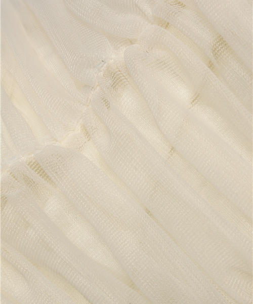 LILY BROWN（リリーブラウン）の「チュールコンビベアトップ（その他トップス・レディース・ブラック/ベージュ/オフホワイト・FREE）」の8枚目の写真