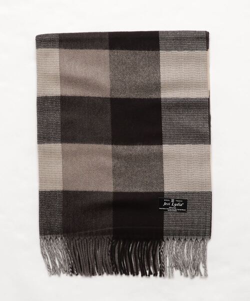 KOBE LETTUCE（コウベレタス）の「チェック柄大判ストール（マフラー・レディース・A/F/G/I/J/M/N/O/P/T/E/U/C/V/R/H/Q/D/B/L/S/K/その他5/その他6/その他9/その他3/その他14/その他10/その他12/その他2/その他11/その他13/その他7/その他8/その他1/その他4/ブラック/その他16/その他17/その他18/ベージュ/その他15/その他19/その他20/その他21/その他22/その他23/その他24/その他29/その他27/その他28/その他25/その他26/パープル系その他/ブラック系その他・FREE）」の16枚目の写真