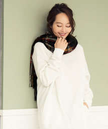 KOBE LETTUCE（コウベレタス）の「チェック柄大判ストール（マフラー）」