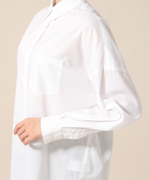 LOWRYS FARM(ローリーズファーム)の「BIGシャツ 784115 (シャツ/ブラウス・レディース・オフホワイト/ネイビー/レッド/ブラック・LARGE/MEDIUM)」の10枚目の写真