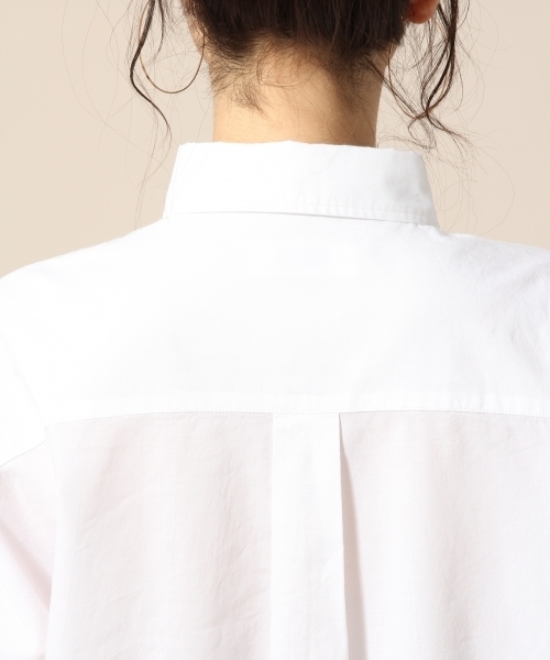 LOWRYS FARM(ローリーズファーム)の「BIGシャツ 784115 (シャツ/ブラウス・レディース・オフホワイト/ネイビー/レッド/ブラック・LARGE/MEDIUM)」の13枚目の写真