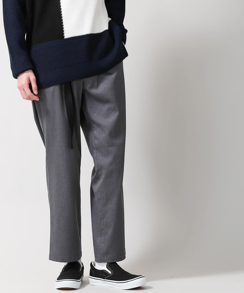 WEGO（ウィゴー）の「WEGO/ベルト付ストレッチワイドスラックス（スラックス・メンズ・ブラック/ベージュ/ダークグレー・MEDIUM/LARGE）」の16枚目の写真