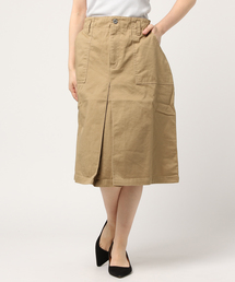 Lilou&Lillyベイカースカート/ツイル素材コットンスカート