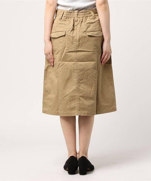 salle de bal（サルデバル）の「Lilou&Lillyベイカースカート/ツイル素材コットンスカート（スカート・レディース・ベージュ/マスタード・36/38）」の4枚目の写真