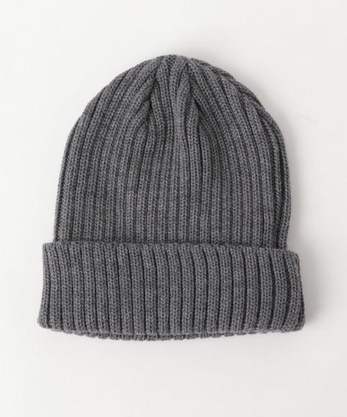 KIJIMA TAKAYUKI（キジマ　タカユキ）の「＜KIJIMA TAKAYUKI(キジマ タカユキ)＞ PLAIN K/CAP（ニットキャップ/ビーニー・メンズ・グレー/ブラウン・FREE）」の2枚目の写真